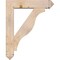 Ekena Millwork Funston Arts and Crafts Smooth Bracket w/ Offset Brace, Douglas Fir, 7 1/2"W x 34"D x 42"H BKT0806X34X42FST03SDF - alternate 4